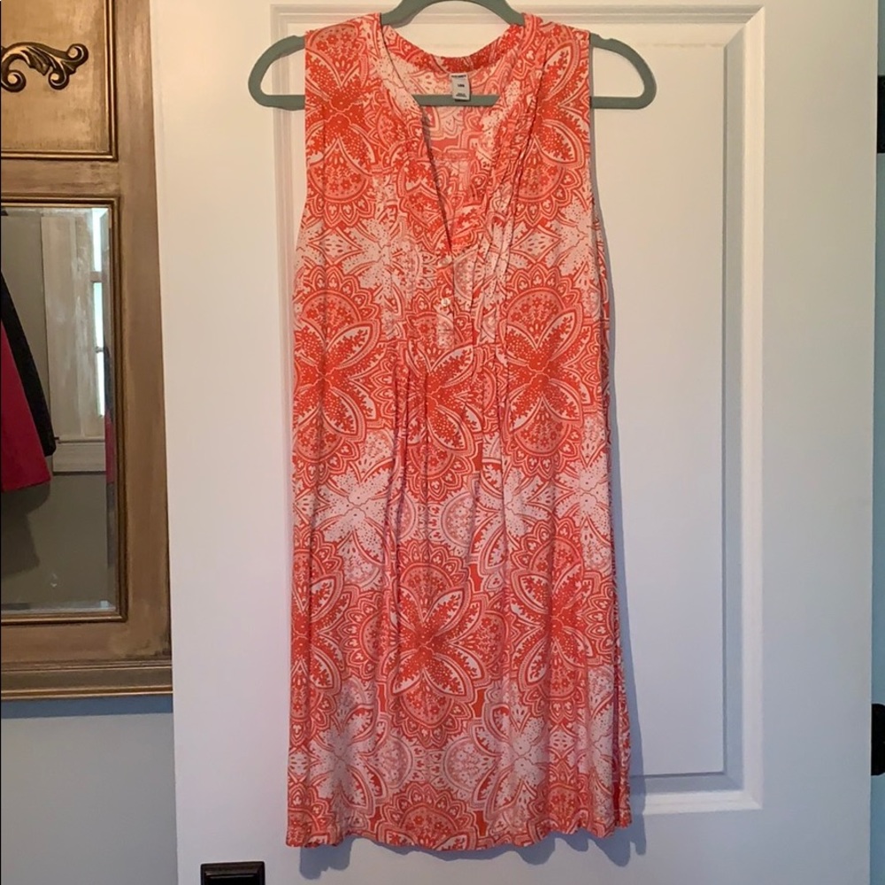 🛍 Old Navy Coral print dress